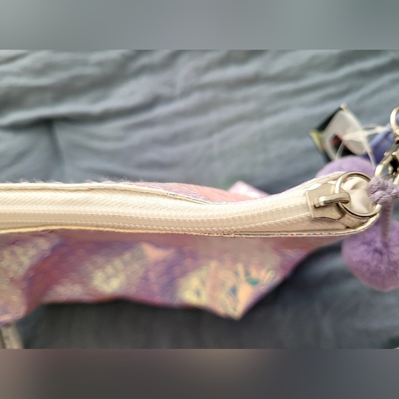 NWT NOBO Brand, Small Iridescent Pink Clutch - Picture 7 of 8